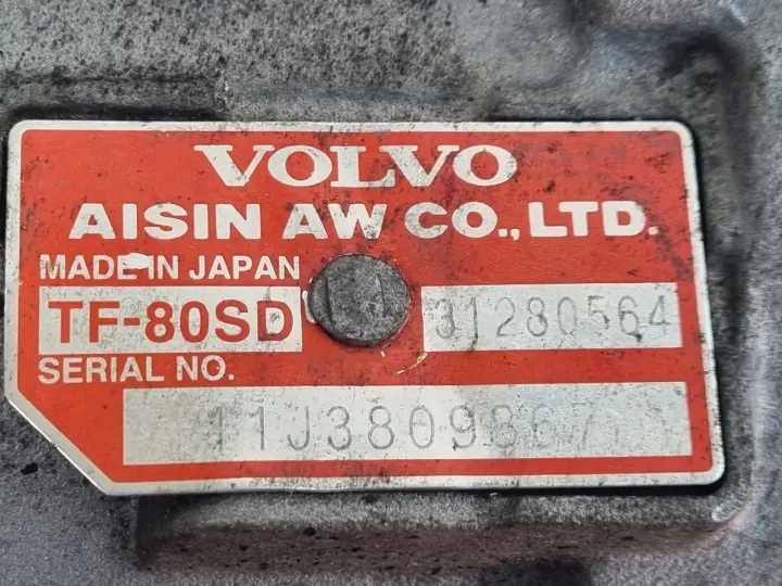 Volvo S80 II 2.0 D D5 AUTOMATYCZNA SKRZYNIA BIEGÓW TF-80SD 31280564