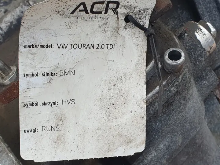 VW Passat B6 2.0 TDI MANUALNA SKRZYNIA BIEGÓW manual HVS