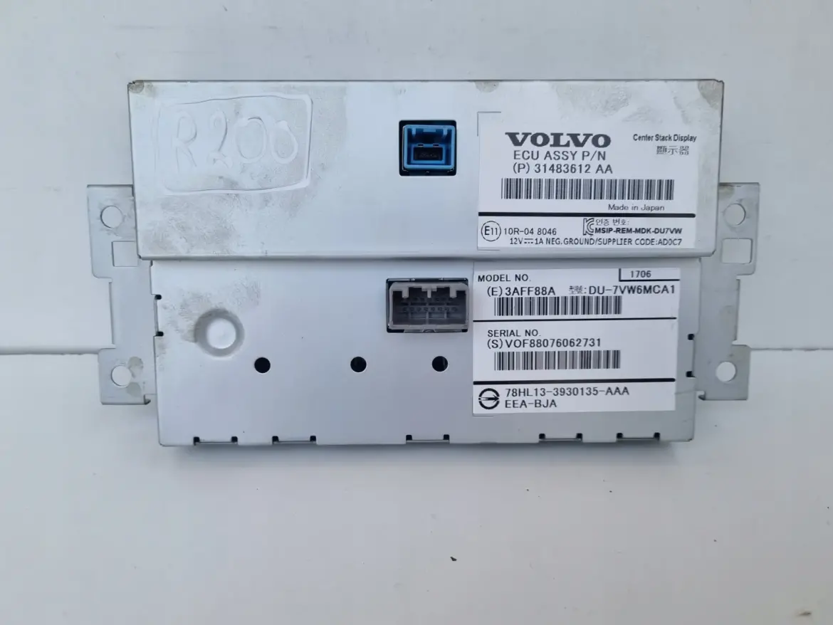 Volvo VOLVO V60 I S60 II XC60 I EKRAN NAWIGACJI Wyświetlacz 31483612AA