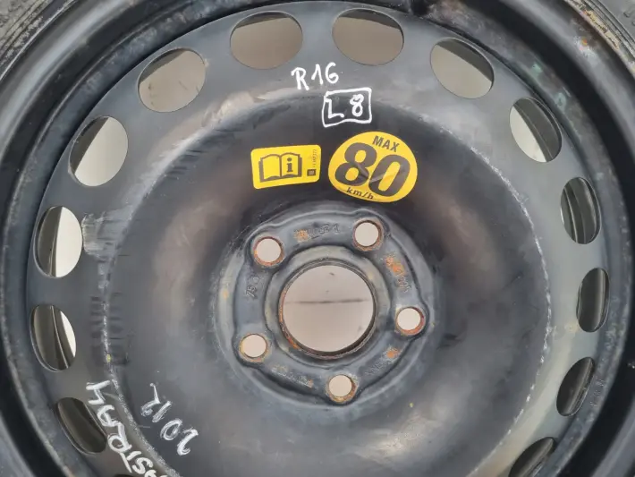 Opel Astra J Zafira C KOŁO DOJAZDOWE dojazdówka 115/70 R16 5x110 2160140
