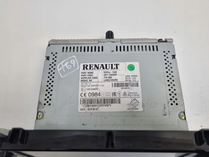 Renault Clio IV WYŚWIETLACZ NAWIGACJI Ekran Radio CD USB 281159492R