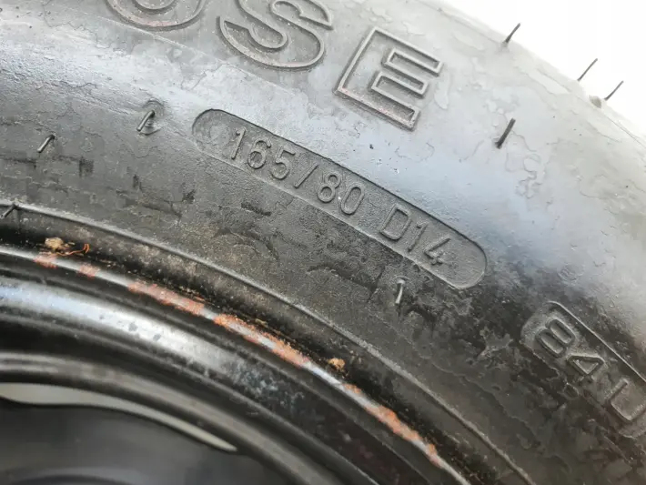 Volvo 240 940 740 KOŁO ZAPASOWE Zapas 165/80 R14