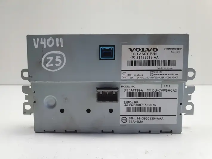 Volvo V40 II lift EKRAN NAWIGACJI Wyświetlacz monitor 31483613 31483613AA