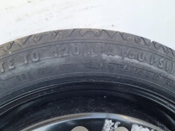 Opel Insignia A KOŁO DOJAZDOWE dojazdówka 125/70 R17 5x120 17X4.00B IS41