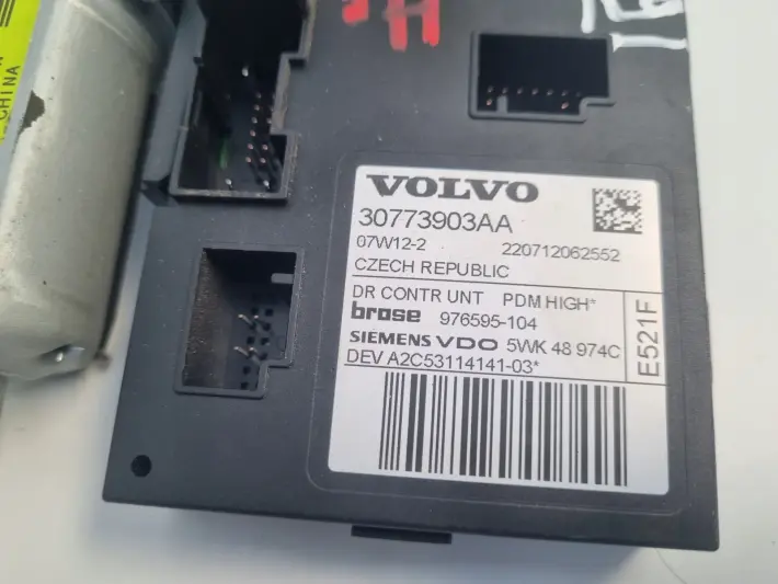 Volvo S40 II V50 PRAWY PRZEDNI PODNOSNIK SZYBY przód moduł 30773903AA