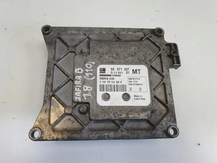 Opel Zafira B 1.8 16V STEROWNIK SILNIKA komputer 55571557 MT