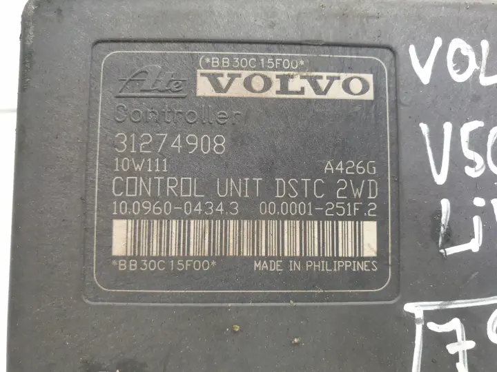 Volvo S40 II V50 POMPA ABS Sterownik 31274908