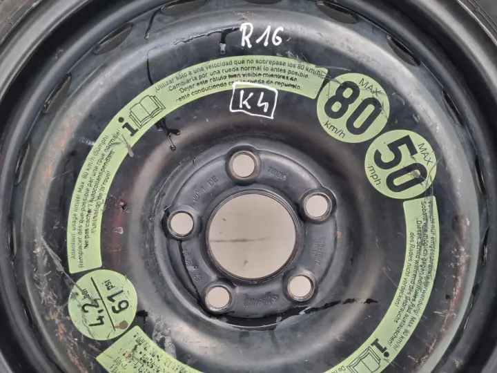 Mercedes CLK W209 KOŁO DOJAZDOWE dojazdówka 125/90 R16 5x112 2094000402