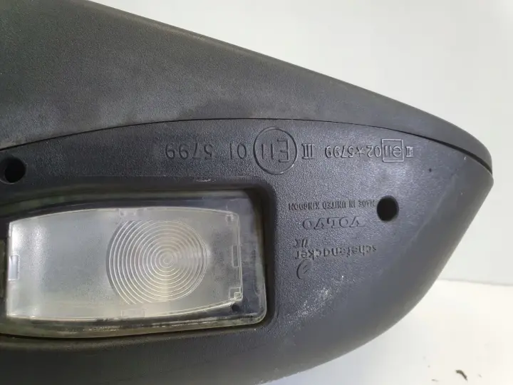 Volvo XC90 I 02-04r LUSTERKO PRAWE PASAŻERA 13 pin pinów podświetlany spód
