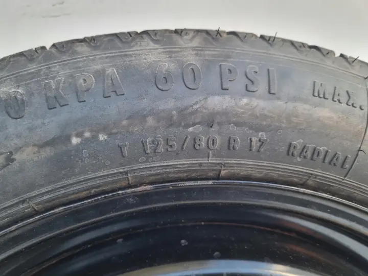 BMW E46 E60 X3 KOŁO DOJAZDOWE dojazdówka 125/80 R17 5x120 6750007