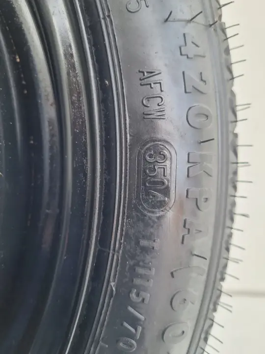 Opel Astra H KOŁO DOJAZDOWE dojazdówka 115/70 R16 4x100 2160126