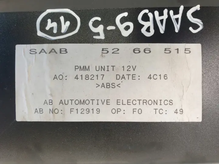 Saab 95 9-5 lift STEROWNIK MODUŁ Komfortu 5266515