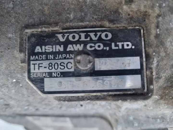 Volvo S60 II V60 2.4 D AUTOMATYCZNA SKRZYNIA BIEGÓW automat 1285167 TF-80SC