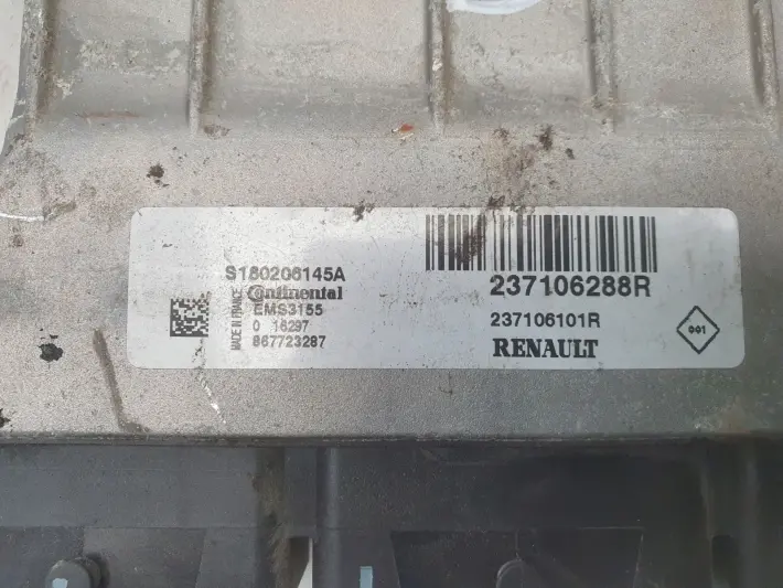 Renault Kadjar 1.2 TCE KOMPUTER SILNIKA sterownik 237106288R S180206145A