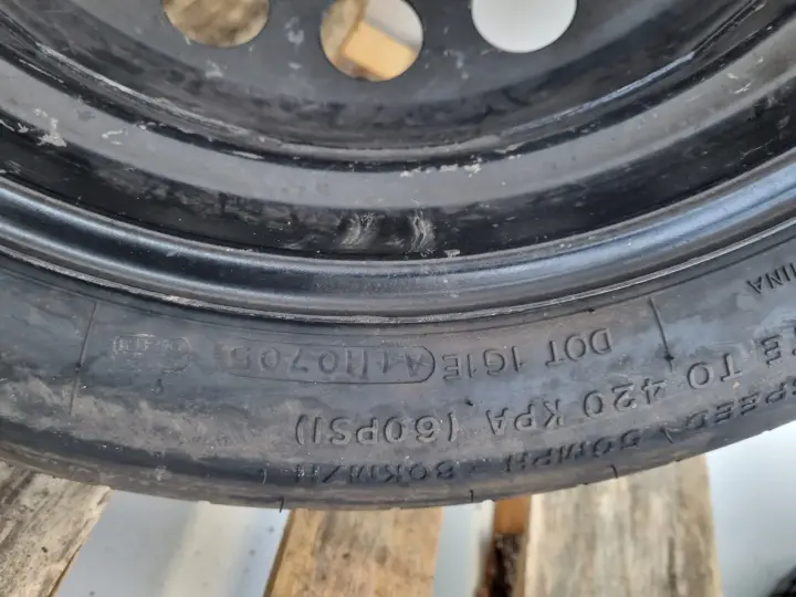 Volvo S80 V70 S60 I KOŁO DOJAZDOWE dojazdówka 125/80 R17 9209872