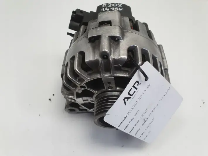 Peugeot 207 1.4 16V ALTERNATOR 9656956280 valeo