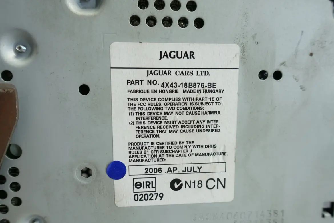 Jaguar X-Type RADIOODTWARZACZ radio 1X43-10E889-GD