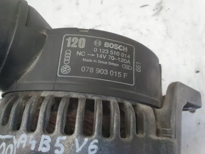 Audi A4 B5 2.6 V6 ALTERNATOR bosch 0123510014 120A