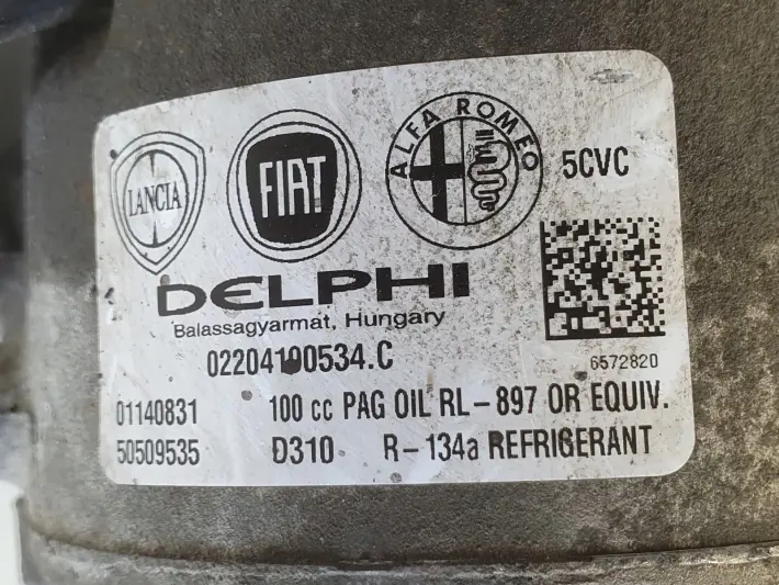 Alfa Romeo Giulietta 2.0 JTDM SPRĘŻARKA KLIMATYZACJI pompa 50509535