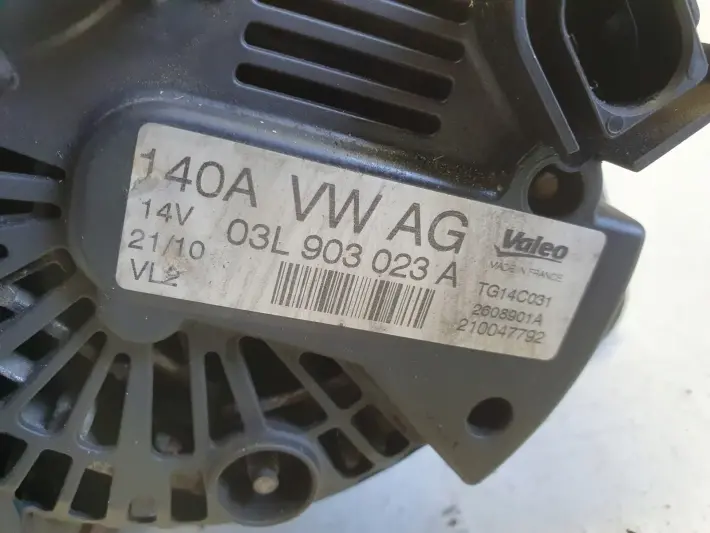 VW Golf VI 1.6 TDI ALTERNATOR valeo 03L903023A 140A