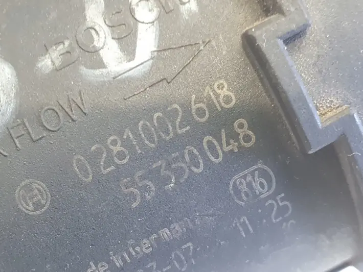 Saab 9-3 II 1.9 TID 16V PRZEPŁYWOMIERZ POWIETRZA 0281002618 55350048