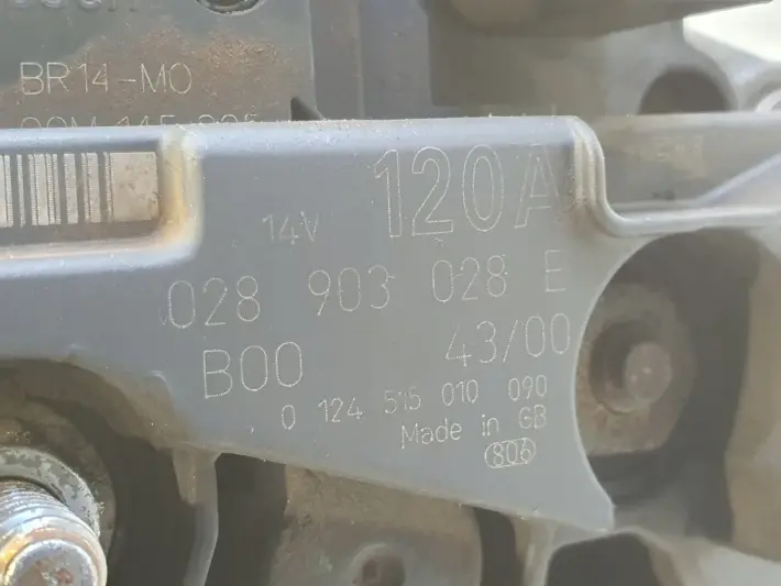 Skoda Octavia I 1.9 TDI ALTERNATOR Bosch 028903028E 120A