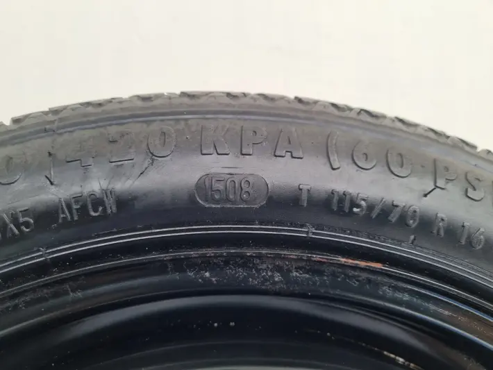 Opel Vectra C Astra H KOŁO DOJAZDOWE dojazdówka 115/70 R16 5x110 2160132