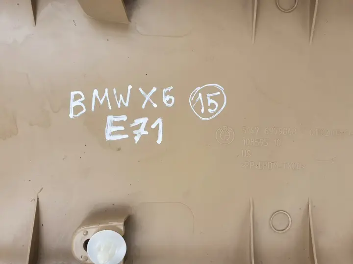 BMW X6 E71 PRAWA OSŁONA PROGU SŁUPKA 6979848