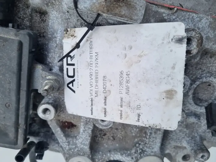 Volvo V40 II 2.0 D D2 120KM AUTOMATYCZNA SKRZYNIA BIEGÓW P1285396 1285396