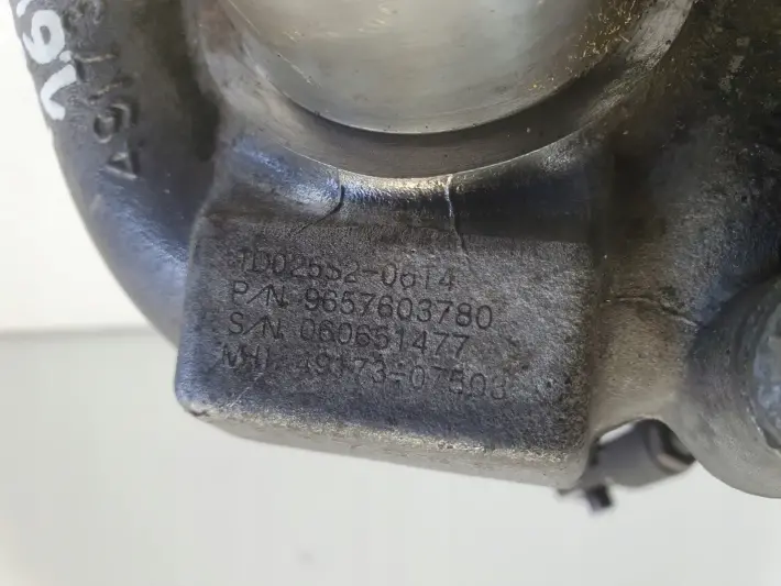Peugeot 307 1.6 HDI TURBOSPRĘŻARKA turbo 9657603780 90KM