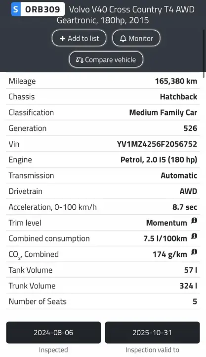 SILNIK KOMPLET Volvo V40 II 2.0 T TURBO B5204T8