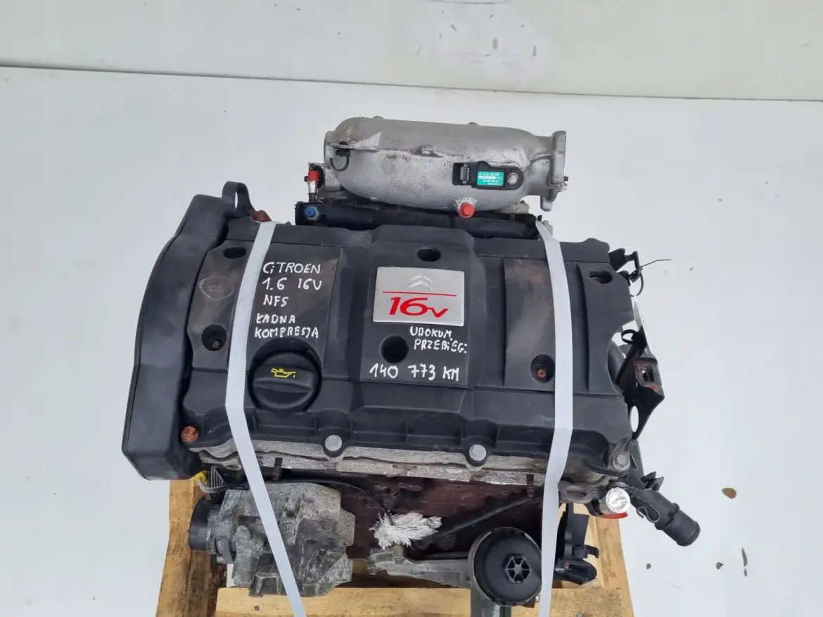 SILNIK KOMPLET Citroen C2 1.6 16V VTS 122KM udokumentowane 148tyś NFS