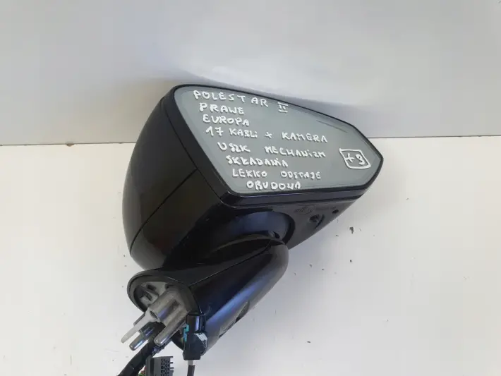 Polestar 2 20- LUSTERKO PRAWE PASAŻERA 17 pin europa kamera 12157001091741