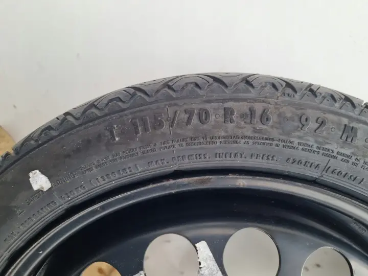 Opel Vectra C Astra H KOŁO DOJAZDOWE dojazdówka 115/70 R16 5x110 2160132
