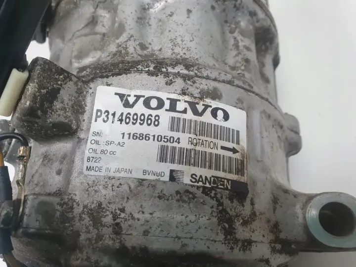 Volvo S60 II V60 2.0 D3 SPRĘŻARKA KLIMATYZACJI 31469968