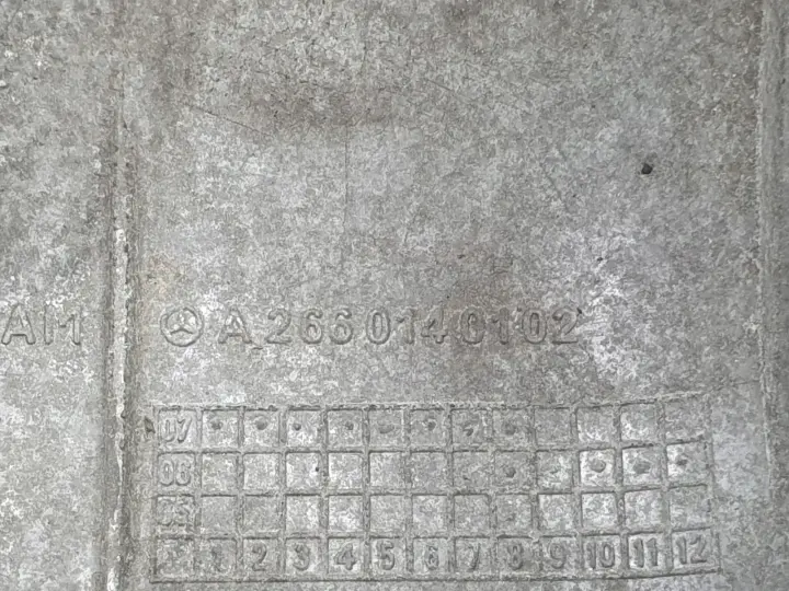 Mercedes W169 1.5 8V MISKA OLEJOWA oleju A2660140102