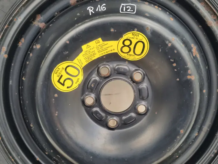 Ford C-Max Focus Mk2 II KOŁO DOJAZDOWE dojazdówka 125/90 R16 5x108 1S71MH