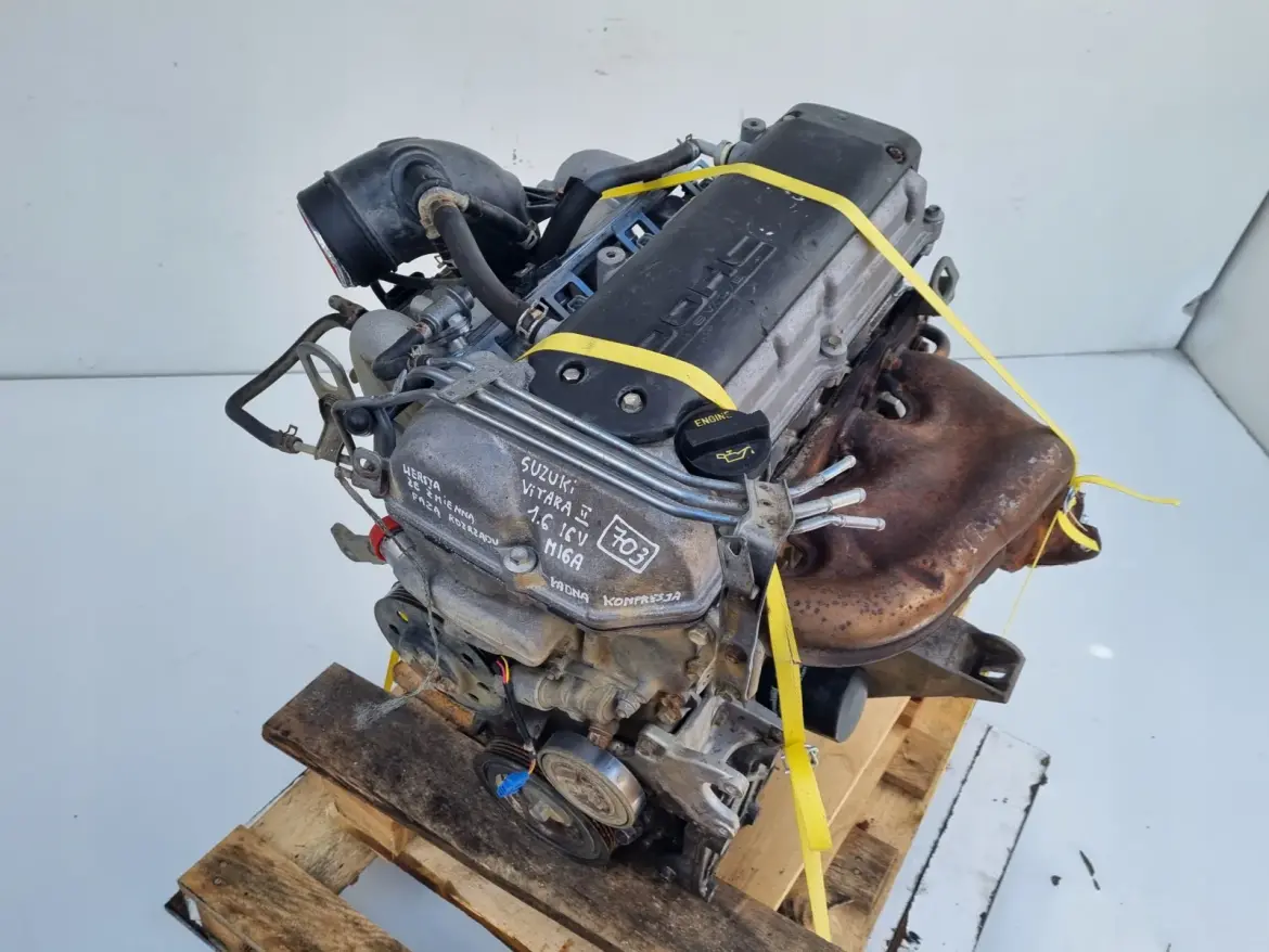 SILNIK KOMPLET Suzuki Swift III IV 1.6 16V VVT 04-10r zmienne fazy M16A
