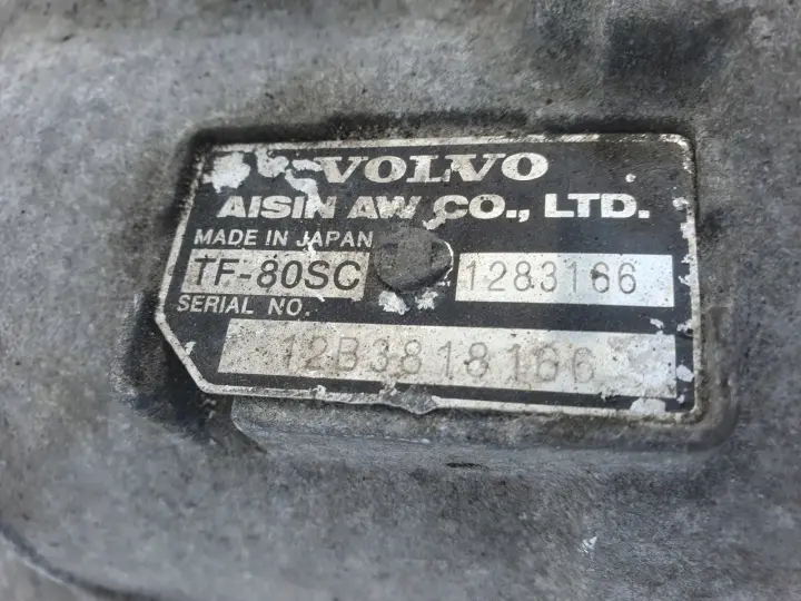 Volvo S40 II 2.0 D D3 D4 AUTOMATYCZNA SKRZYNIA BIEGÓW TF-80SC 1283166