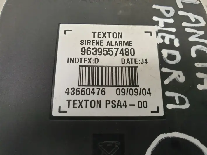 Lancia Phedra 2.2 JTD SYRENA ALARMU 9639557480