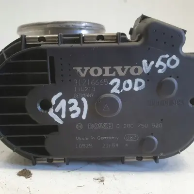 Volvo V50 2.0 D D3 PRZEPUSTNICA 31216665 bosch 0280750520