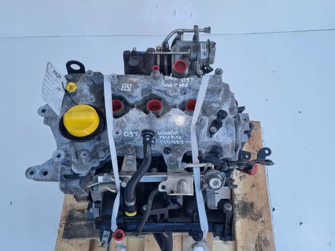 SILNIK KOMPLET Dacia Logan II 0.9 0,9 T TURBO 90KM serwis 114tyś H4B408