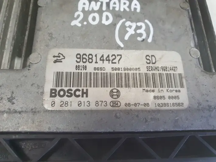Opel Antara 2.0 CDTI STEROWNIK SILNIKA komputer 96814427 SD 0281013873
