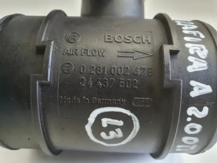 Opel Zafira A 2.0 DTI PRZEPŁYWOMIERZ POWIETRZA 0281002478