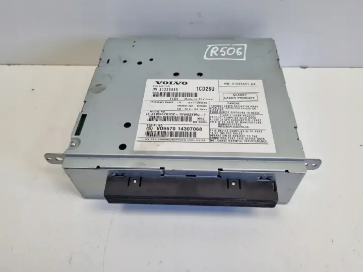 Volvo XC90 I RADIOODTWARZACZ CD RADIO czytnik płyt 31328065