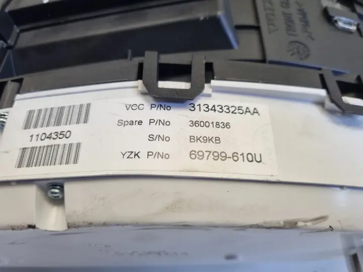Volvo XC60 I V60 I S60 II 2.0 D3 LICZNIK ZEGARY Europa 31343325AA diesel