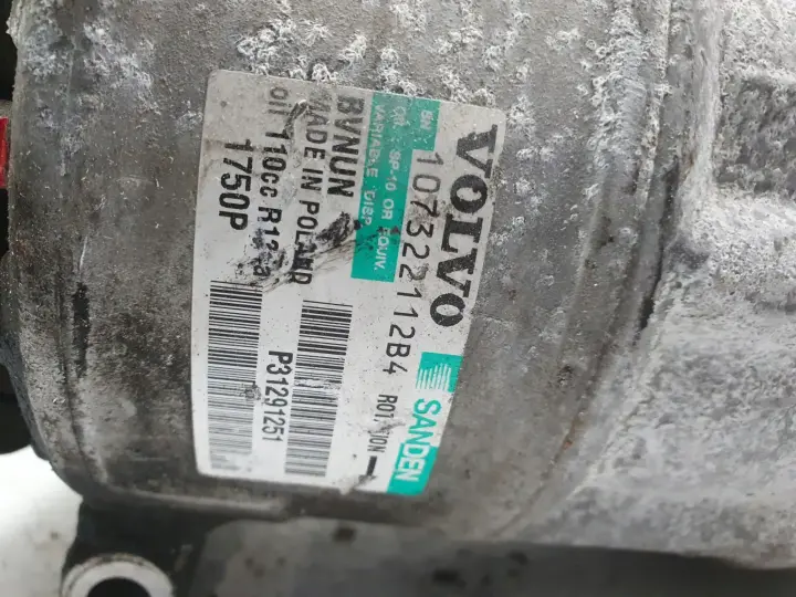 Volvo S60 II 1.6 D2 SPRĘŻARKA KLIMATYZACJI P31291251