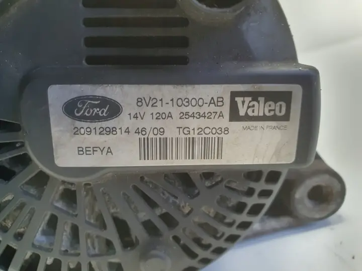 Ford Fiesta VII MK7 1.6 TDCI ALTERNATOR 120A 8V21-10300-AB valeo 2543427A