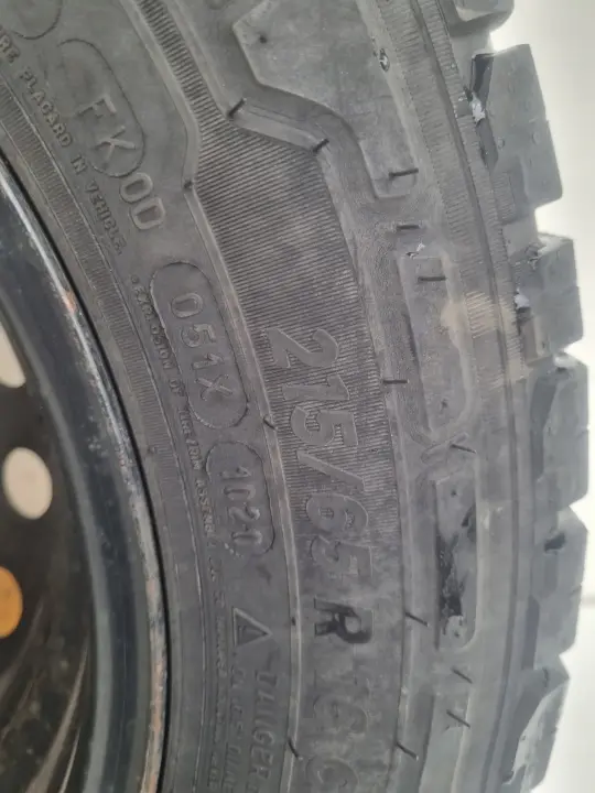 Renault Trafic III KOŁO ZAPASOWE Zapas felga 215/65 R16C 5x114.3 ET50