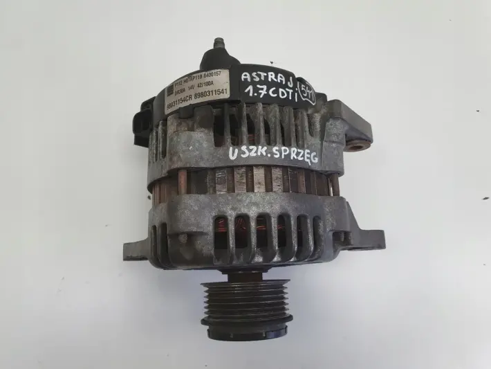 Opel Astra IV J 1.7 CDTI ALTERNATOR 8980311541